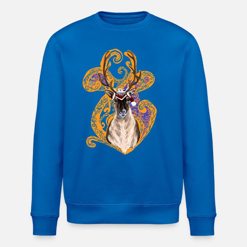 Weihnachtsren - Stanley/Stella Unisex Bio-Sweatshirt ROLLER - Königsblau