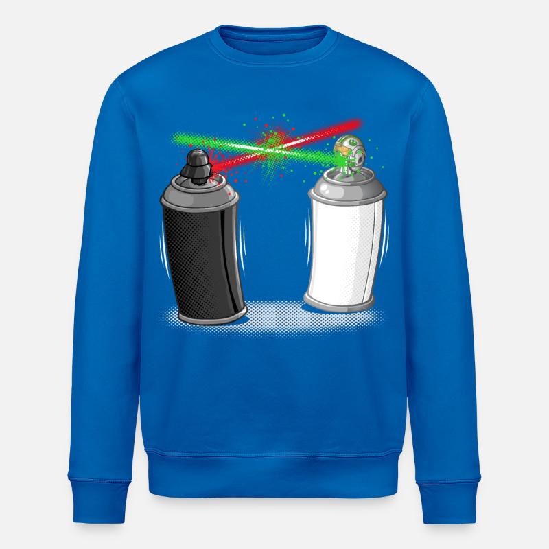 Graffiti wars - Sweat bio ROLLER Stanley/Stella Unisexe - bleu roi