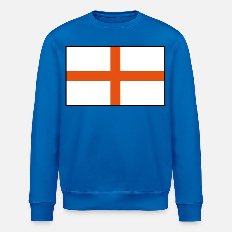 England Flagge 2 - Stanley/Stella Unisex Bio-Sweatshirt ROLLER - Königsblau