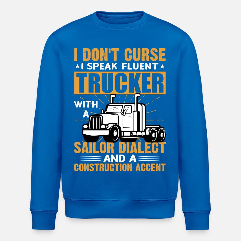 Fierté Trucker Sailor Dialect - Sweat bio ROLLER Stanley/Stella Unisexe - bleu roi