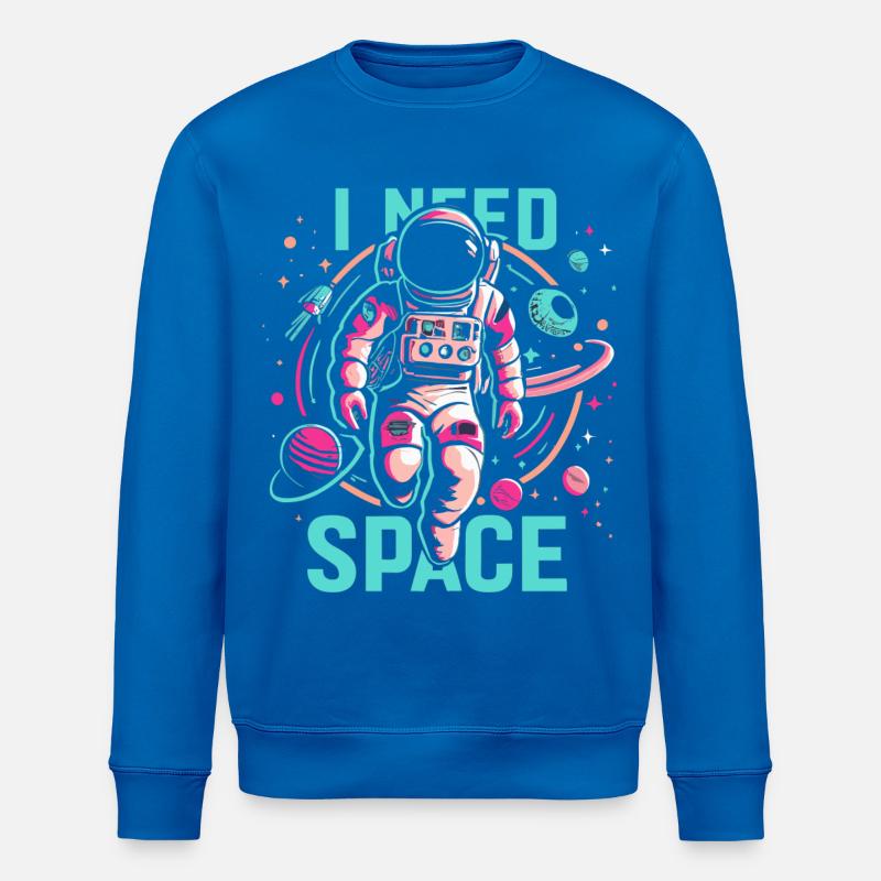 I need Space Astronaut - Stanley/Stella Unisex Bio-Sweatshirt ROLLER - Königsblau