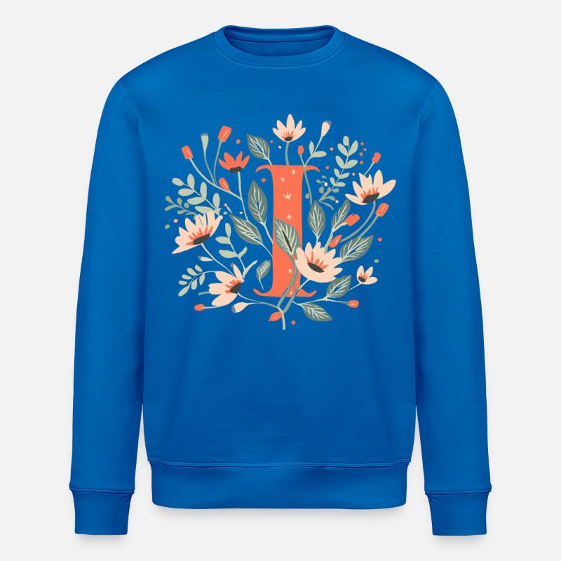 I typography floral - Stanley/Stella Unisex Bio-Sweatshirt ROLLER - Königsblau