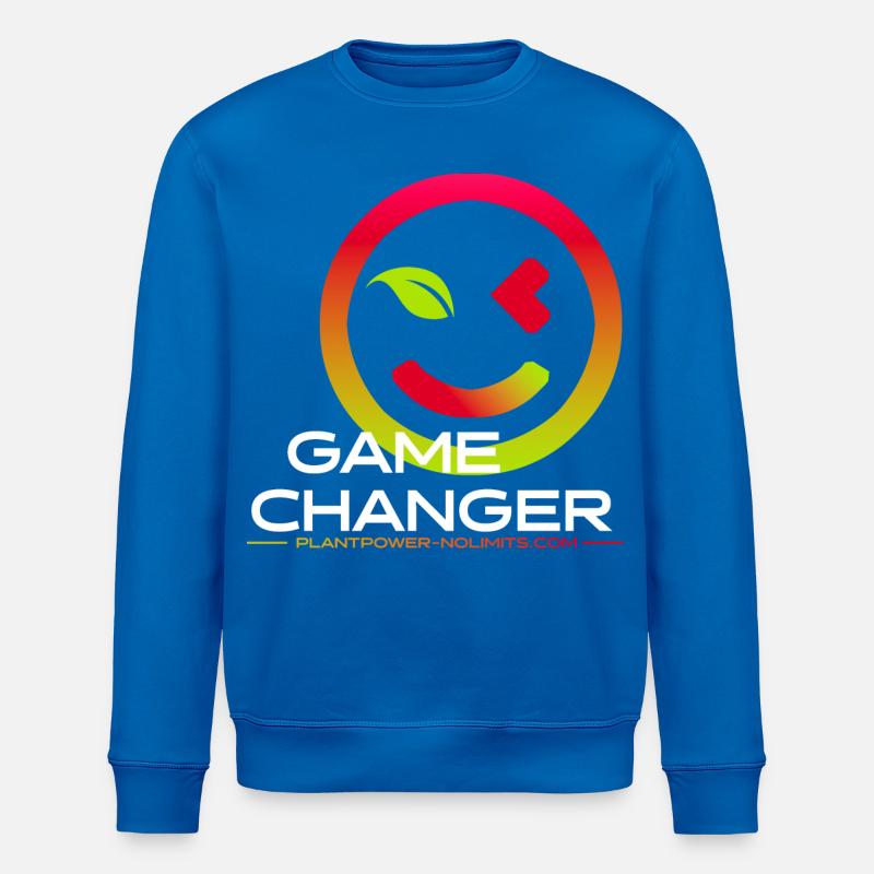 GAME CHANGER | Plant Power - No Limits - Stanley/Stella Unisex Bio-Sweatshirt ROLLER - Königsblau
