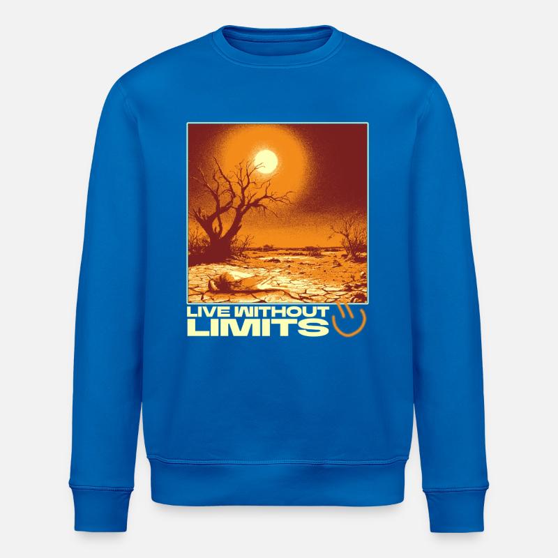 Live Without Limits – Surreal Desert Scene - Stanley/Stella ROLLER Unisex Organic Sweatshirt - royal blue