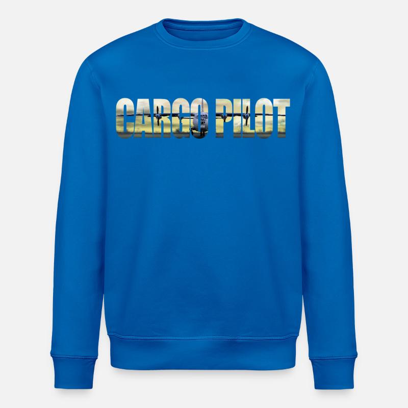 Cargo pilot An-12 - Stanley/Stella Unisex Bio-Sweatshirt ROLLER - Königsblau