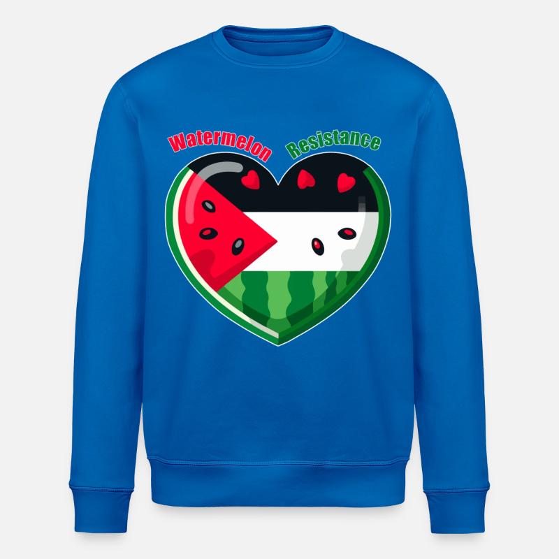 Résistance à la pastèque - Sweat bio ROLLER Stanley/Stella Unisexe - bleu roi