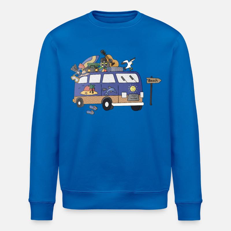 Beach Camper Life - Stanley/Stella Unisex Bio-Sweatshirt ROLLER - Königsblau