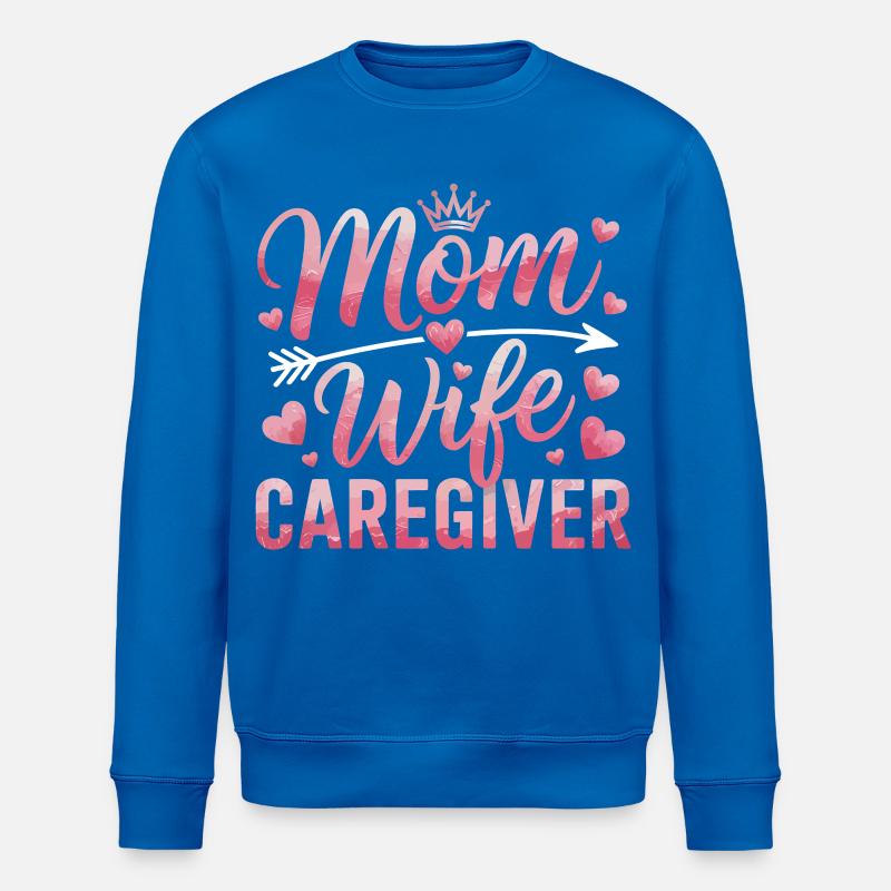 Mutter Tochter Herz Motiv - Stanley/Stella Unisex Bio-Sweatshirt ROLLER - Königsblau