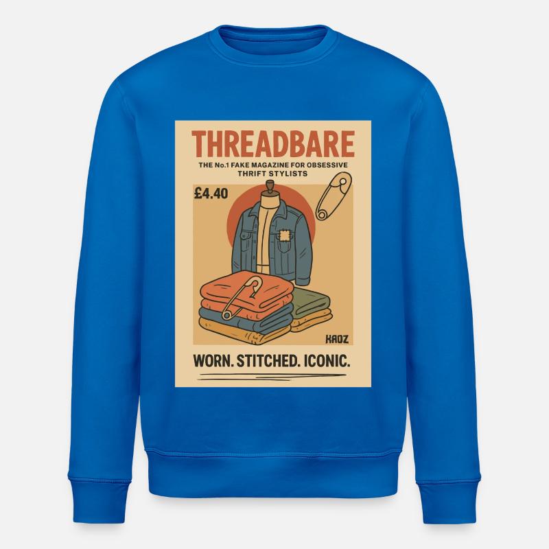 Gebraucht Genäht Ikonisch - Stanley/Stella Unisex Bio-Sweatshirt ROLLER - Königsblau