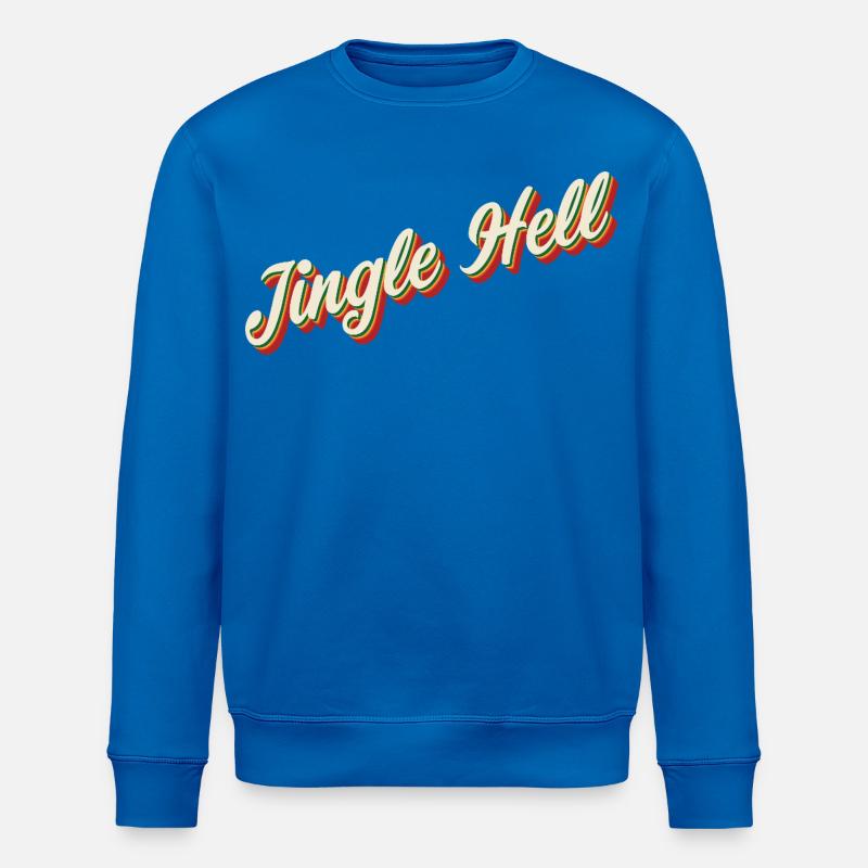 Jingle Hell Conception de Noël - Sweat bio ROLLER Stanley/Stella Unisexe - bleu roi