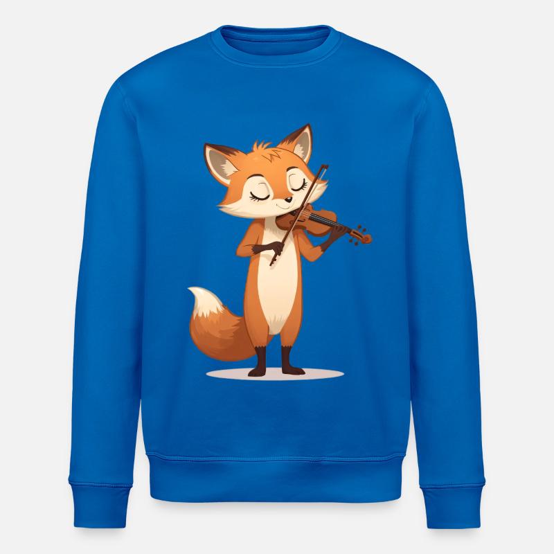 Violon Gentle Fox - Sweat bio ROLLER Stanley/Stella Unisexe - bleu roi