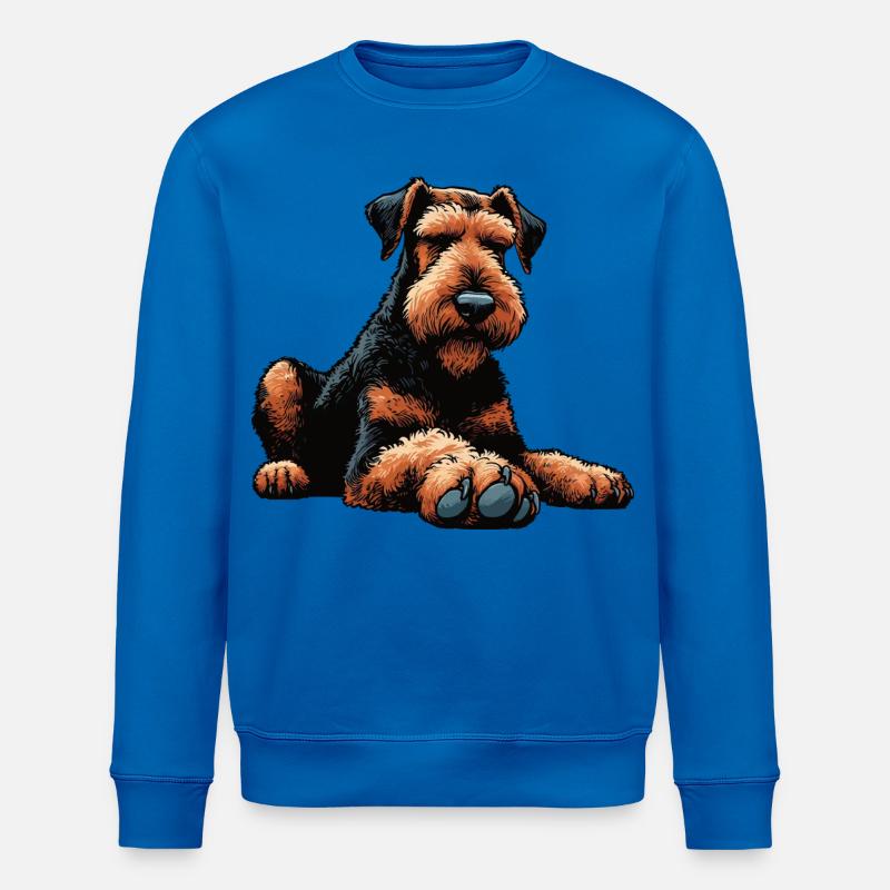 Airedale Terrier Airedales Airedale Lover - Sweat bio ROLLER Stanley/Stella Unisexe - bleu roi