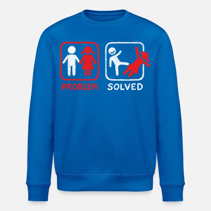 Problem Solved - Stanley/Stella ROLLER Unisex Organic Sweatshirt - royal blue
