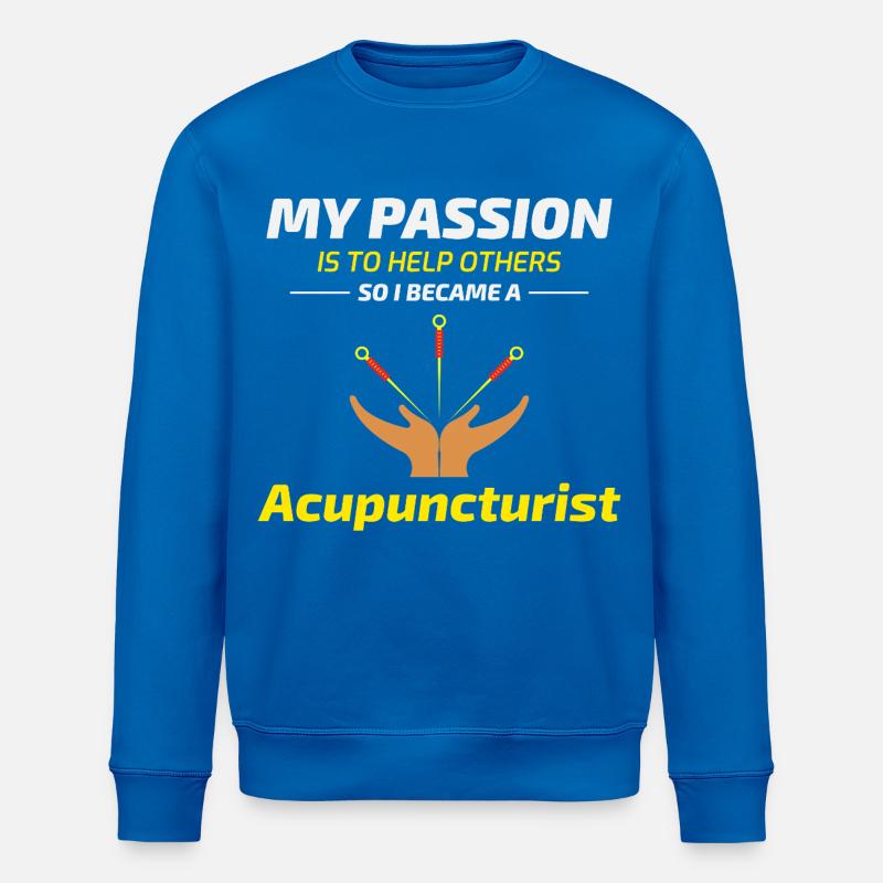 Licensed TCM Practitioner Expert Dedicated  - Stanley/Stella ROLLER Unisex Organic Sweatshirt - royal blue