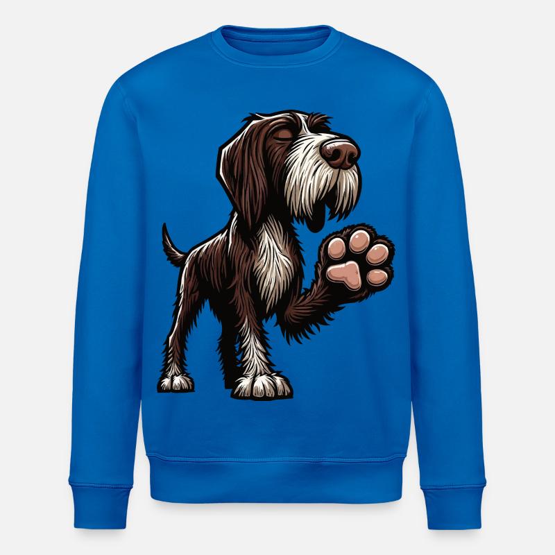 German Wirehaired German Wirehaired Owner - Stanley/Stella ROLLER Unisex Organic Sweatshirt - royal blue