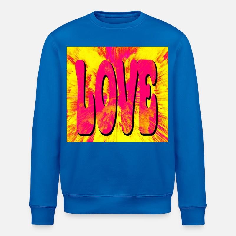 Love Pop Art Explosion - Sweat bio ROLLER Stanley/Stella Unisexe - bleu roi