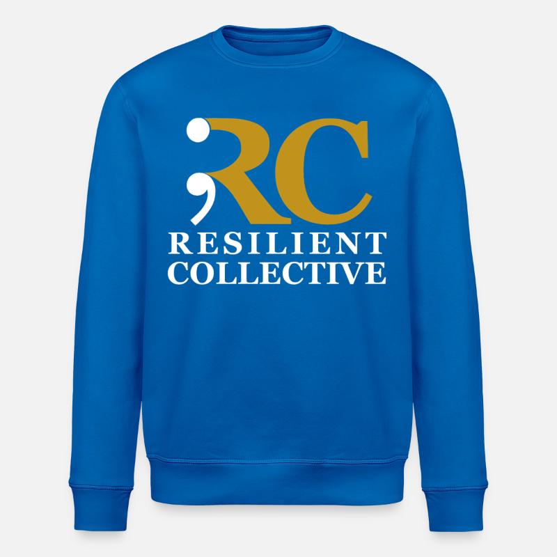 Emblème du Collectif Résilient - Sweat bio ROLLER Stanley/Stella Unisexe - bleu roi