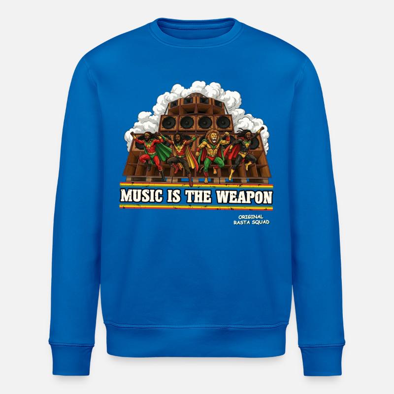 Original Rasta Squad - Stanley/Stella Unisex Bio-Sweatshirt ROLLER - Königsblau