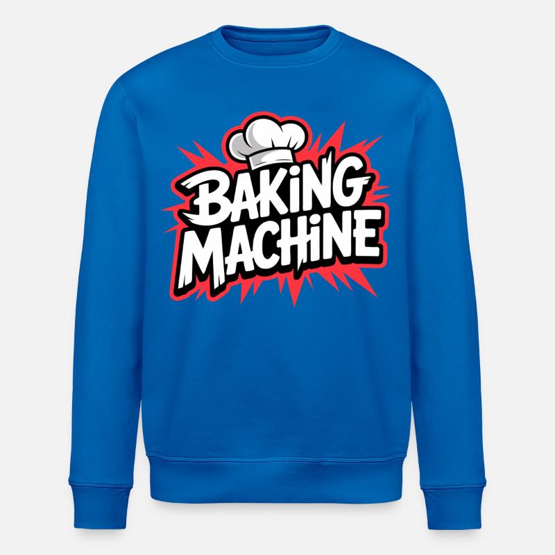 Baking Machine Fun - Stanley/Stella Unisex Bio-Sweatshirt ROLLER - Königsblau