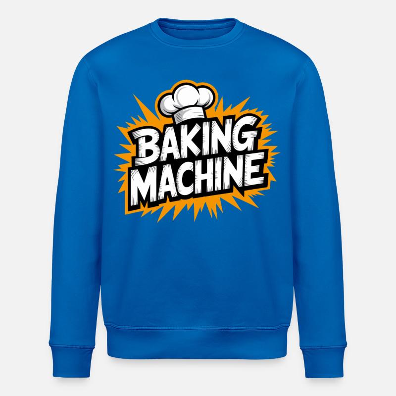 Baking Machine Fun - Stanley/Stella Unisex Bio-Sweatshirt ROLLER - Königsblau