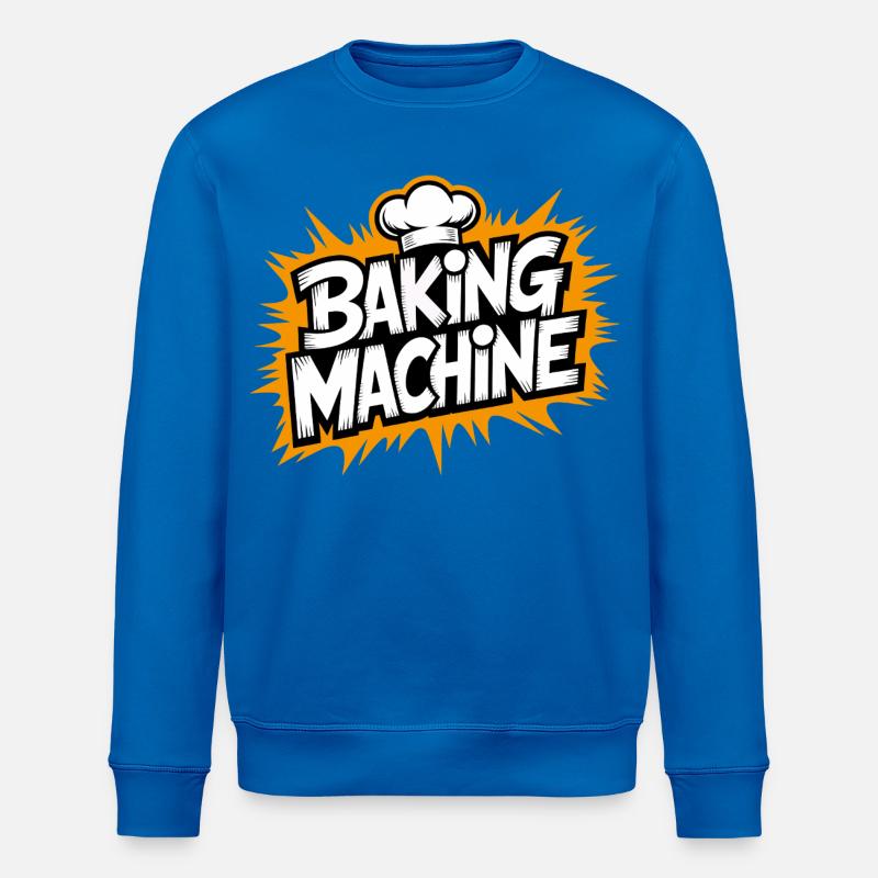 Baking Machine Fun - Stanley/Stella Unisex Bio-Sweatshirt ROLLER - Königsblau
