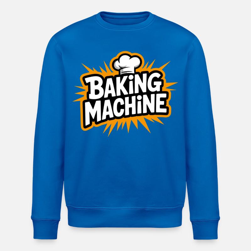 Baking Machine Fun - Stanley/Stella Unisex Bio-Sweatshirt ROLLER - Königsblau