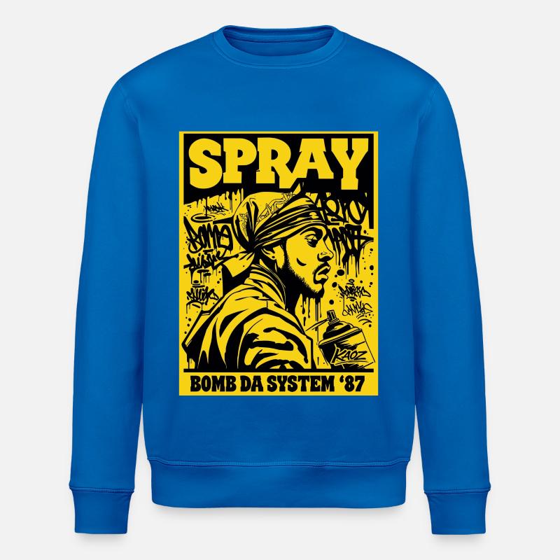 Bombe Spray Da System 87 - Sweat bio ROLLER Stanley/Stella Unisexe - bleu roi
