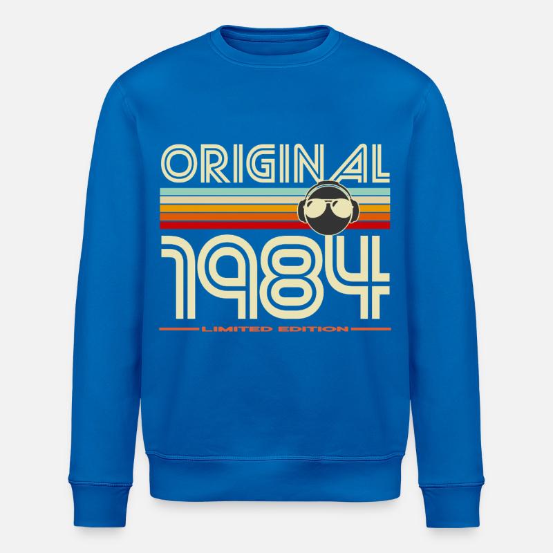 Originale limitierte Ausgabe von 1984 - Stanley/Stella Unisex Bio-Sweatshirt ROLLER - Königsblau