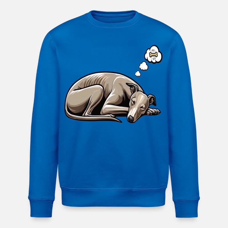 Whippet Windhund Whippets Windhundbesitzer - Stanley/Stella Unisex Bio-Sweatshirt ROLLER - Königsblau