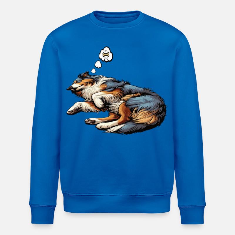 Australian Shepherd Aussie Aussiebesitzer Aussies - Stanley/Stella Unisex Bio-Sweatshirt ROLLER - Königsblau
