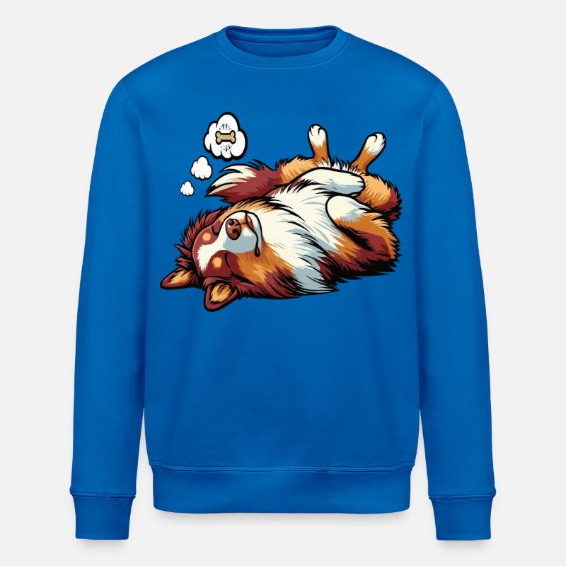 Australian Shepherd Aussie Aussie Owners Aussies - Stanley/Stella ROLLER Unisex Organic Sweatshirt - royal blue