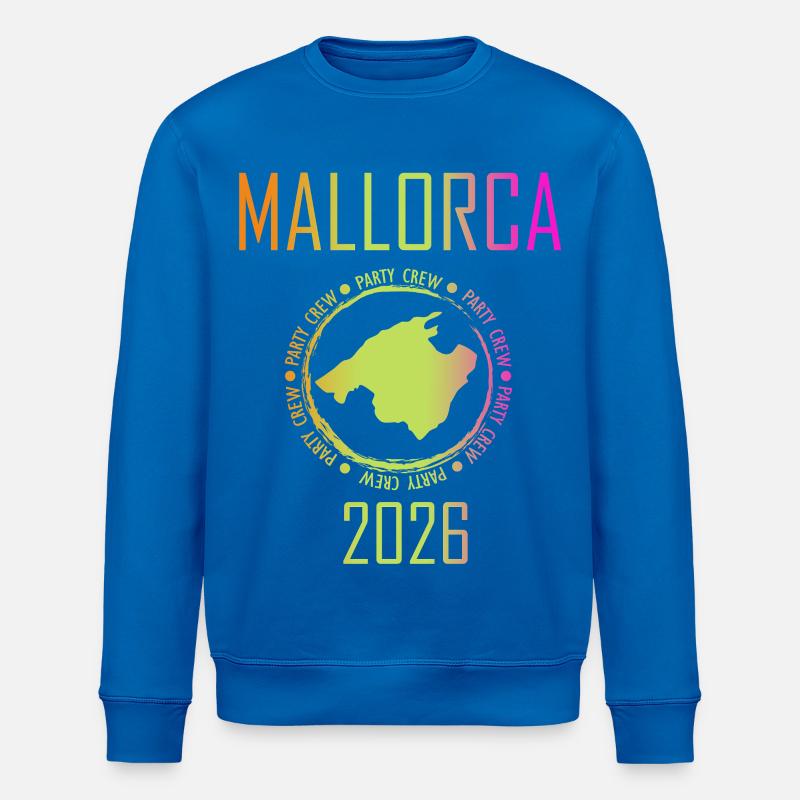 Mallorca, Urlaub, Party - Stanley/Stella Unisex Bio-Sweatshirt ROLLER - Königsblau