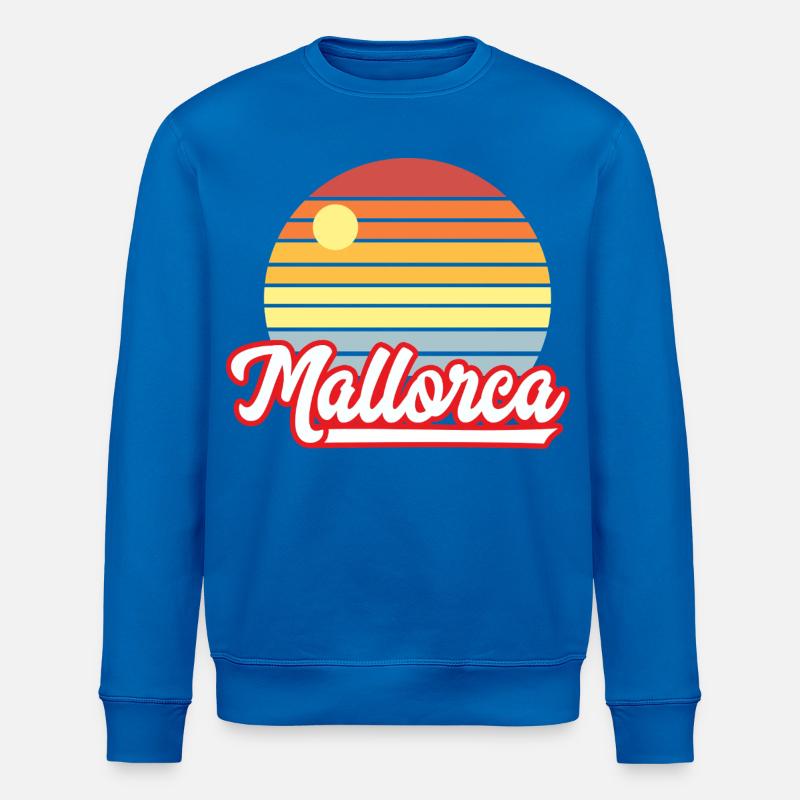 Mallorca, Urlaub - Stanley/Stella Unisex Bio-Sweatshirt ROLLER - Königsblau