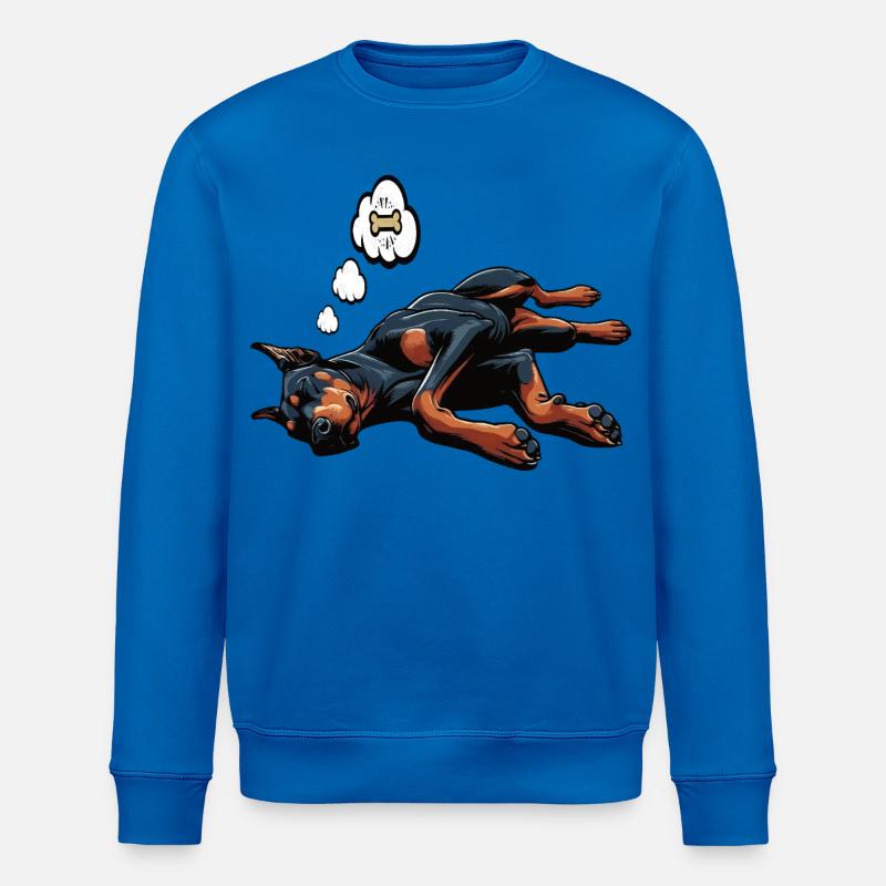 Doberman Doberman Propriétaire Doberman Lovers - Sweat bio ROLLER Stanley/Stella Unisexe - bleu roi