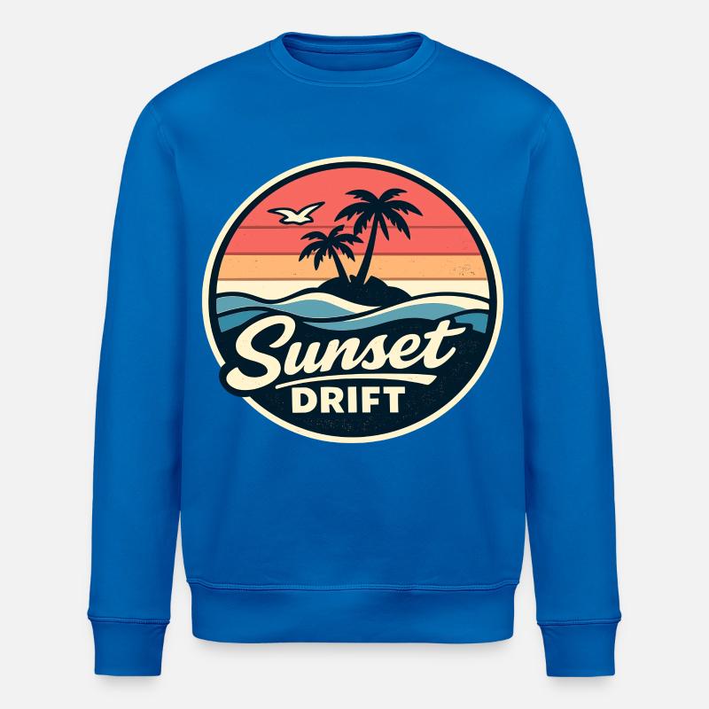 Sunset Drift - Stanley/Stella Unisex Bio-Sweatshirt ROLLER - Königsblau