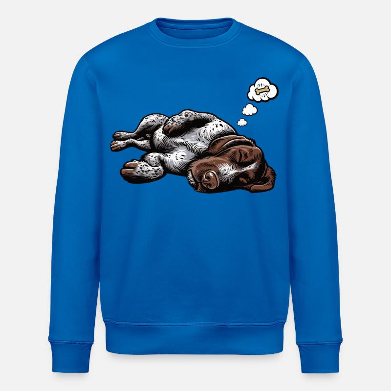 German Wirehaired German Wirehaired Owner - Stanley/Stella ROLLER Unisex Organic Sweatshirt - royal blue