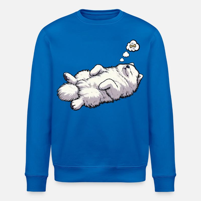 Samoyed Samoyed Owner Samoyed Lovers - Stanley/Stella ROLLER Unisex Organic Sweatshirt - royal blue