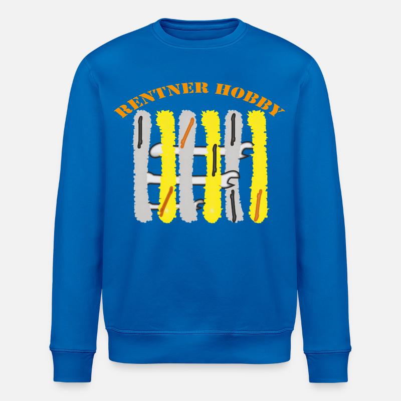 Rentner Hobby Werkzeug - Stanley/Stella Unisex Bio-Sweatshirt ROLLER - Königsblau