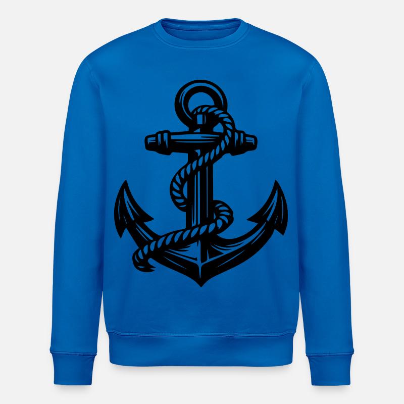 Ancre - Sweat bio ROLLER Stanley/Stella Unisexe - bleu roi