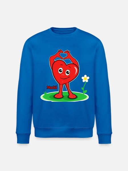 Mucki Love-Vibes - Stanley/Stella Unisex Bio-Sweatshirt ROLLER - Königsblau