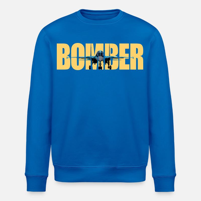 Bomber Su-34 - Stanley/Stella ROLLER Unisex Organic Sweatshirt - royal blue
