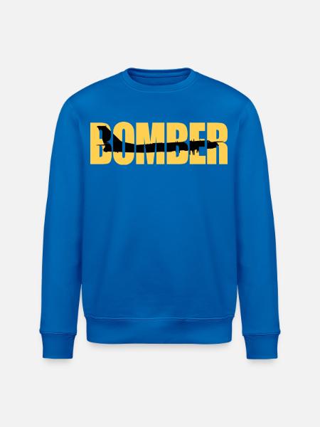 Bomber Tu-95 - Stanley/Stella ROLLER Unisex Organic Sweatshirt - royal blue