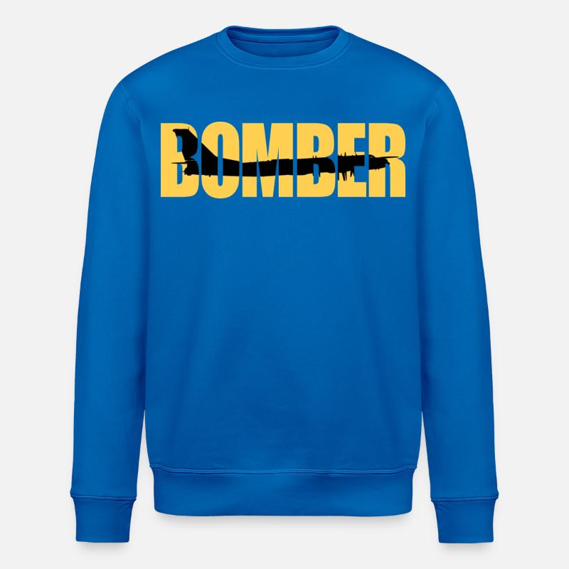 Bomber Tu-95 - Stanley/Stella Unisex Bio-Sweatshirt ROLLER - Königsblau