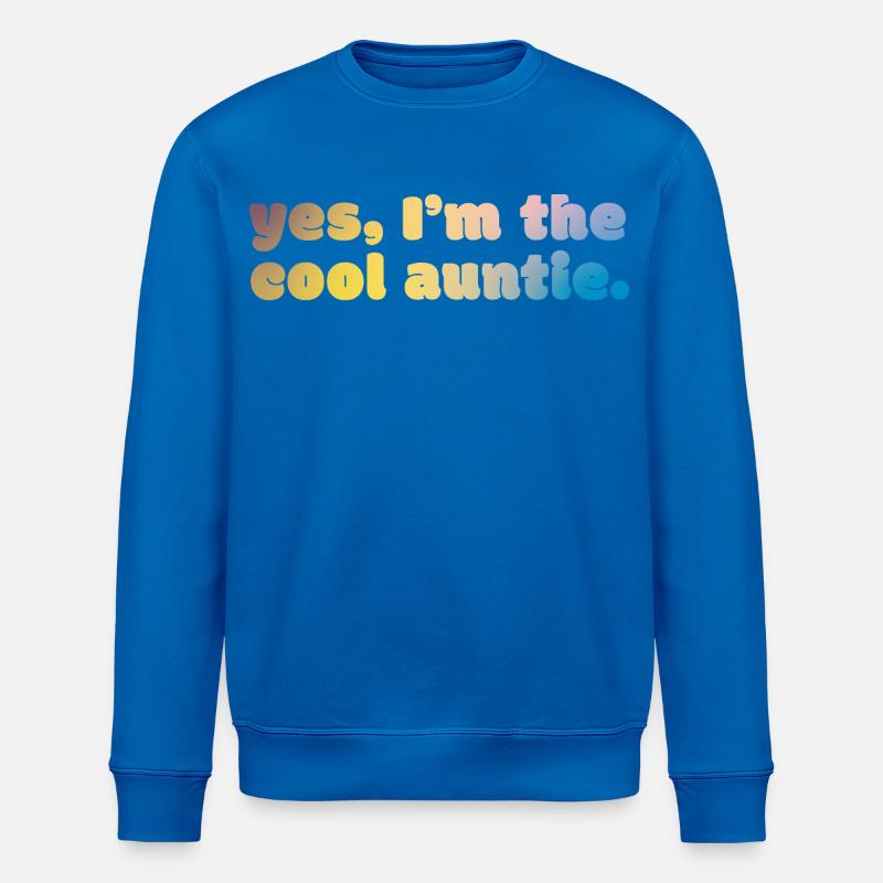 Déclaration de tante cool - Sweat bio ROLLER Stanley/Stella Unisexe - bleu roi