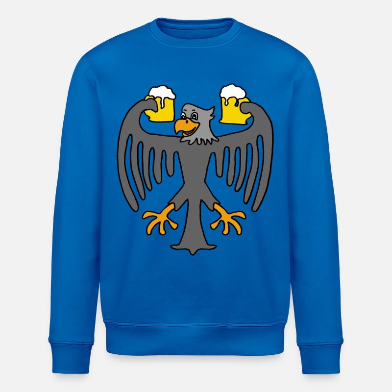 Germany Eagle - Stanley/Stella ROLLER Unisex Organic Sweatshirt - royal blue