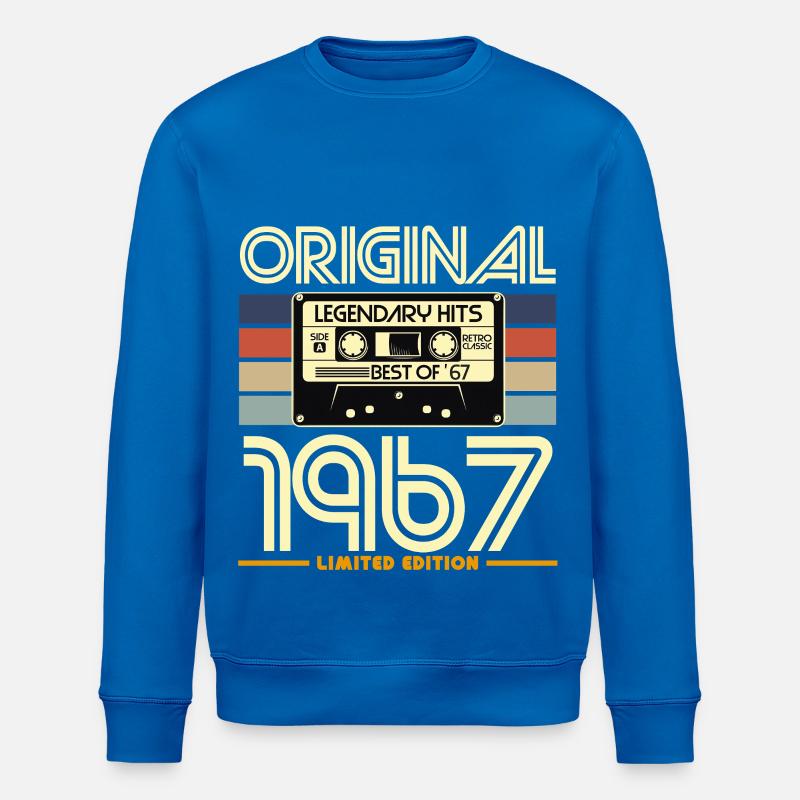 Original 1967 Cassette Retro Edition - Sweat bio ROLLER Stanley/Stella Unisexe - bleu roi