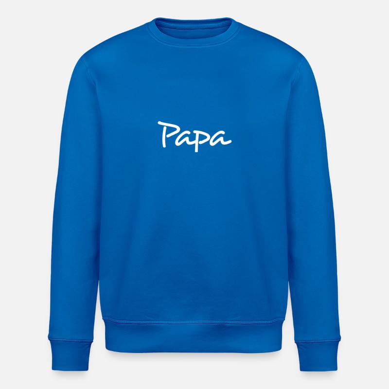 Papa - Stanley/Stella Unisex Bio-Sweatshirt ROLLER - Königsblau