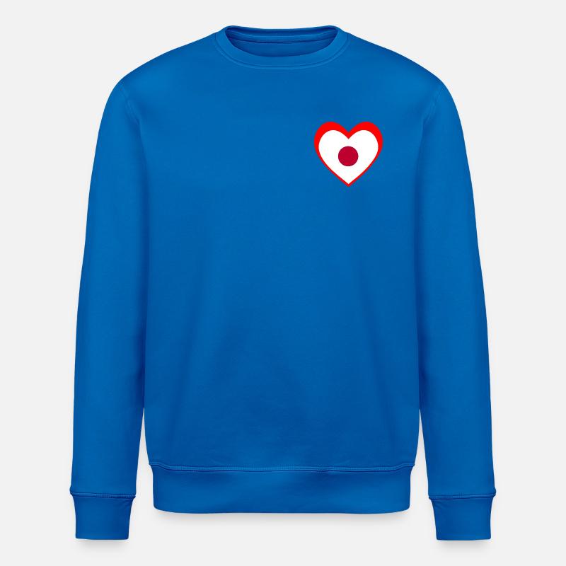 日本 ハート – 日本への愛 - Stanley/Stella Unisex Bio-Sweatshirt ROLLER - Königsblau