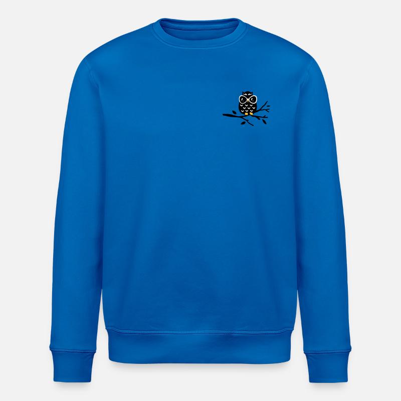 Eule - Stanley/Stella Unisex Bio-Sweatshirt ROLLER - Königsblau