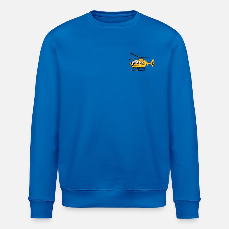 Rettungshubschrauber - Stanley/Stella Unisex Bio-Sweatshirt ROLLER - Königsblau